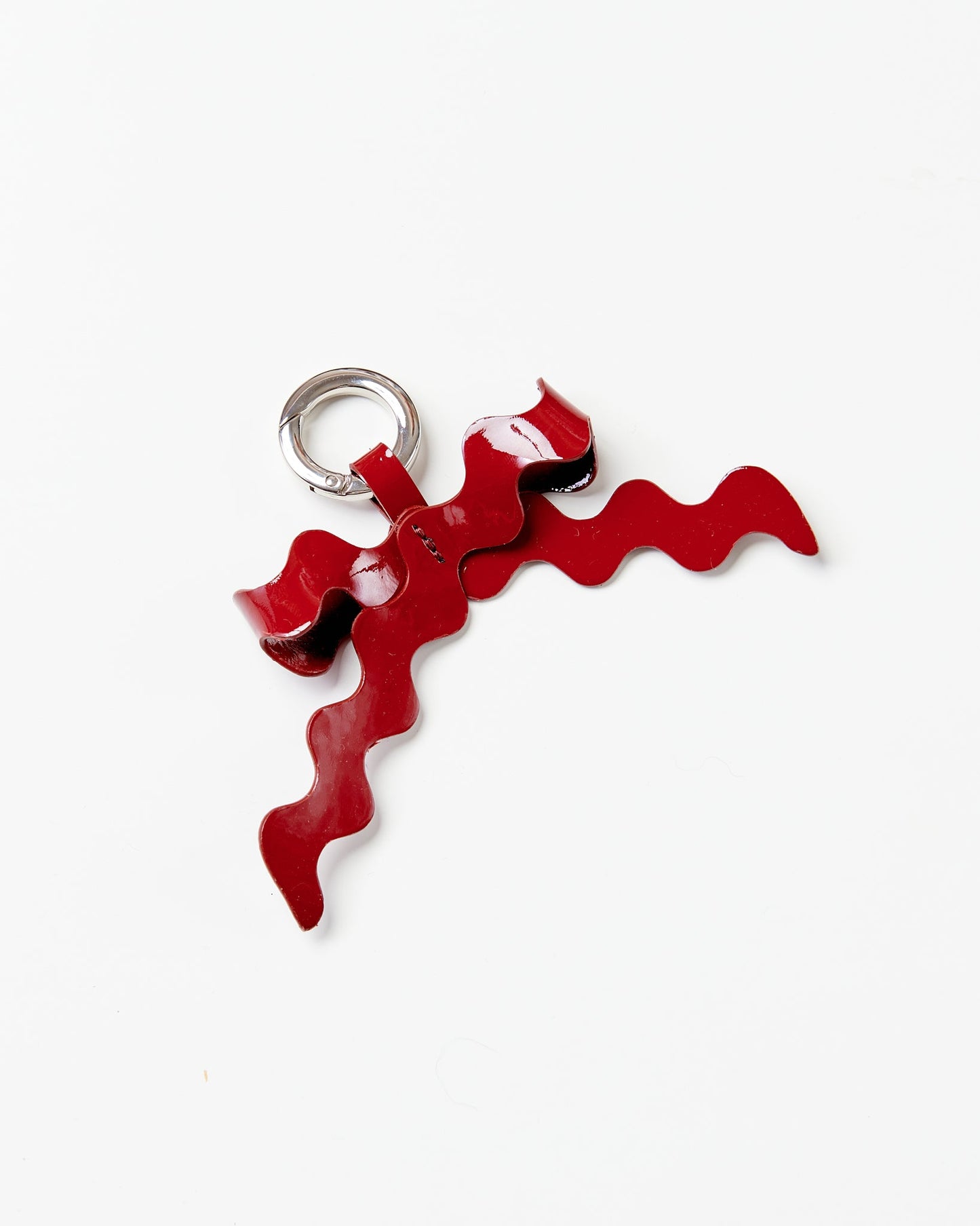 Klíčenka Bow - shiny red