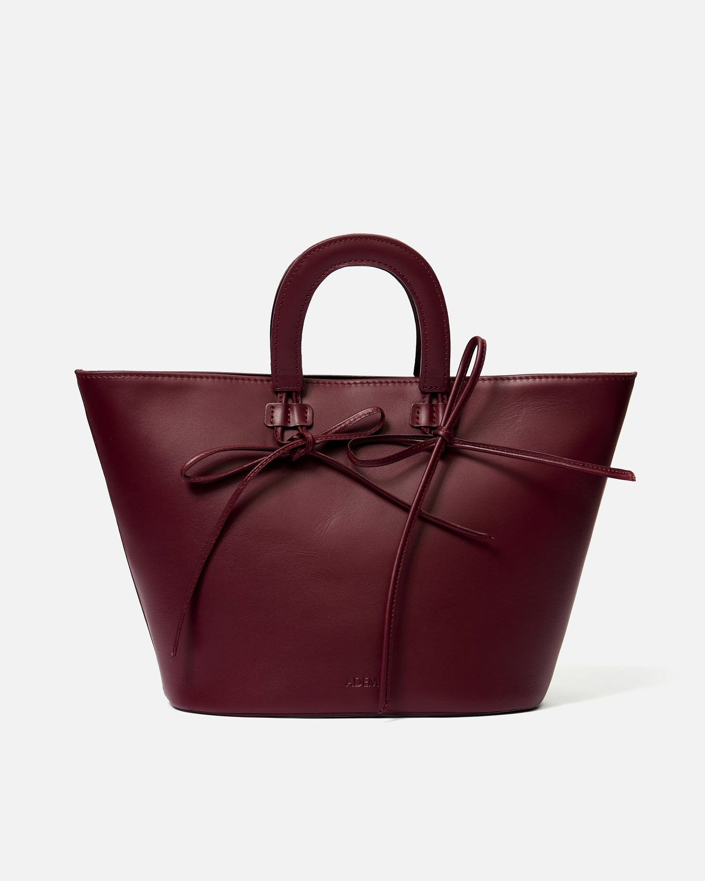 Basket bow bag - wine