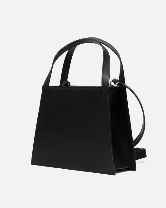 Open trape bag - black