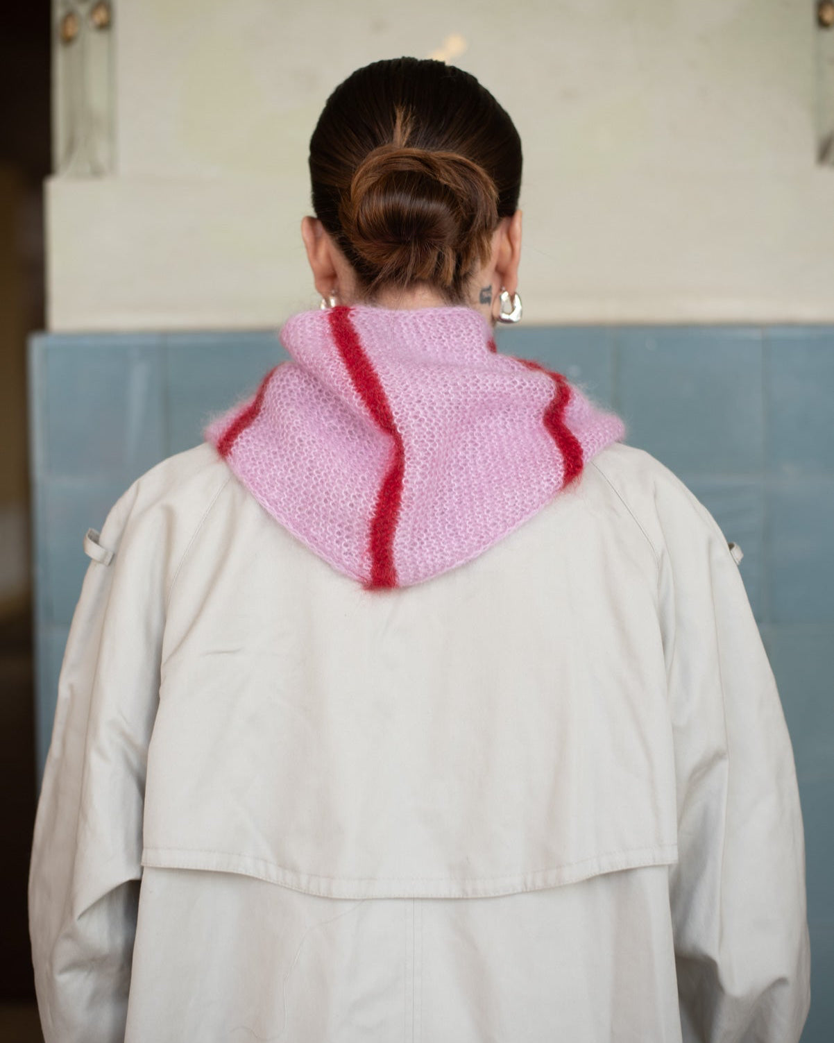 Triangle mohér scarf