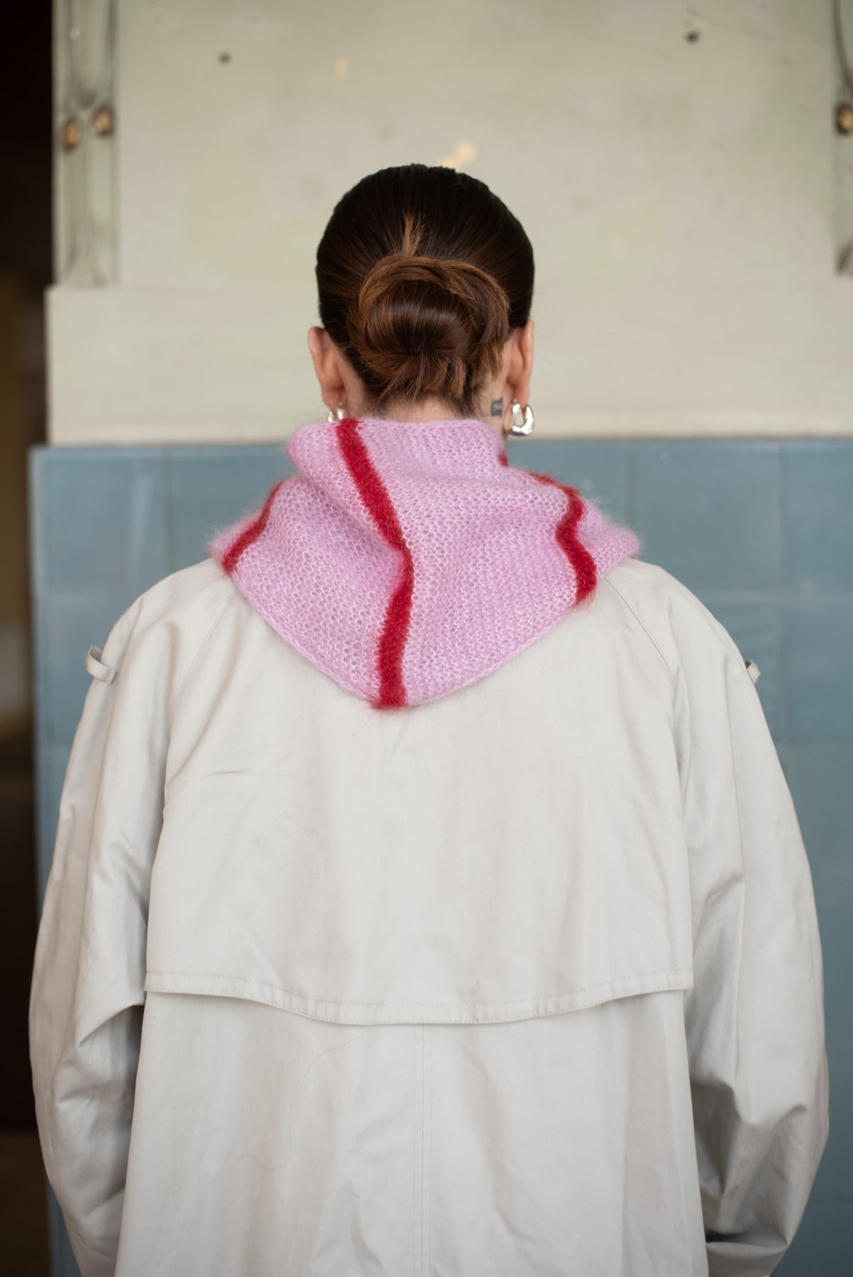 Triangle mohér scarf