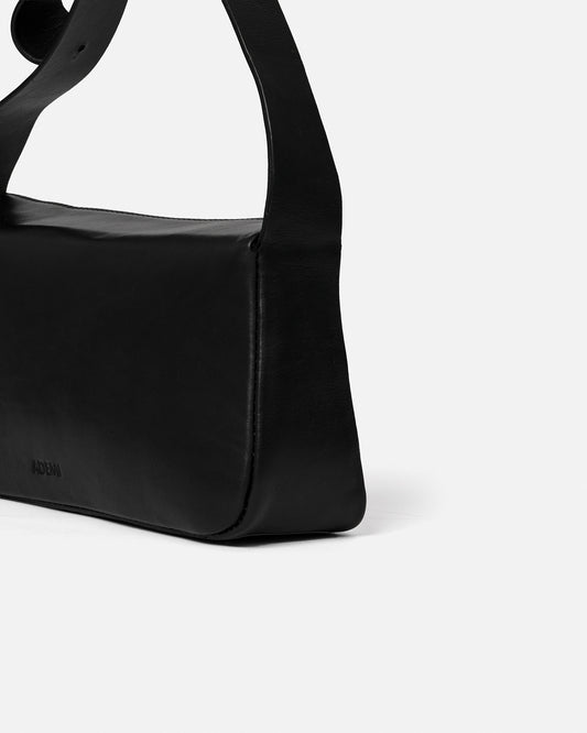Bow shoulder bag - black
