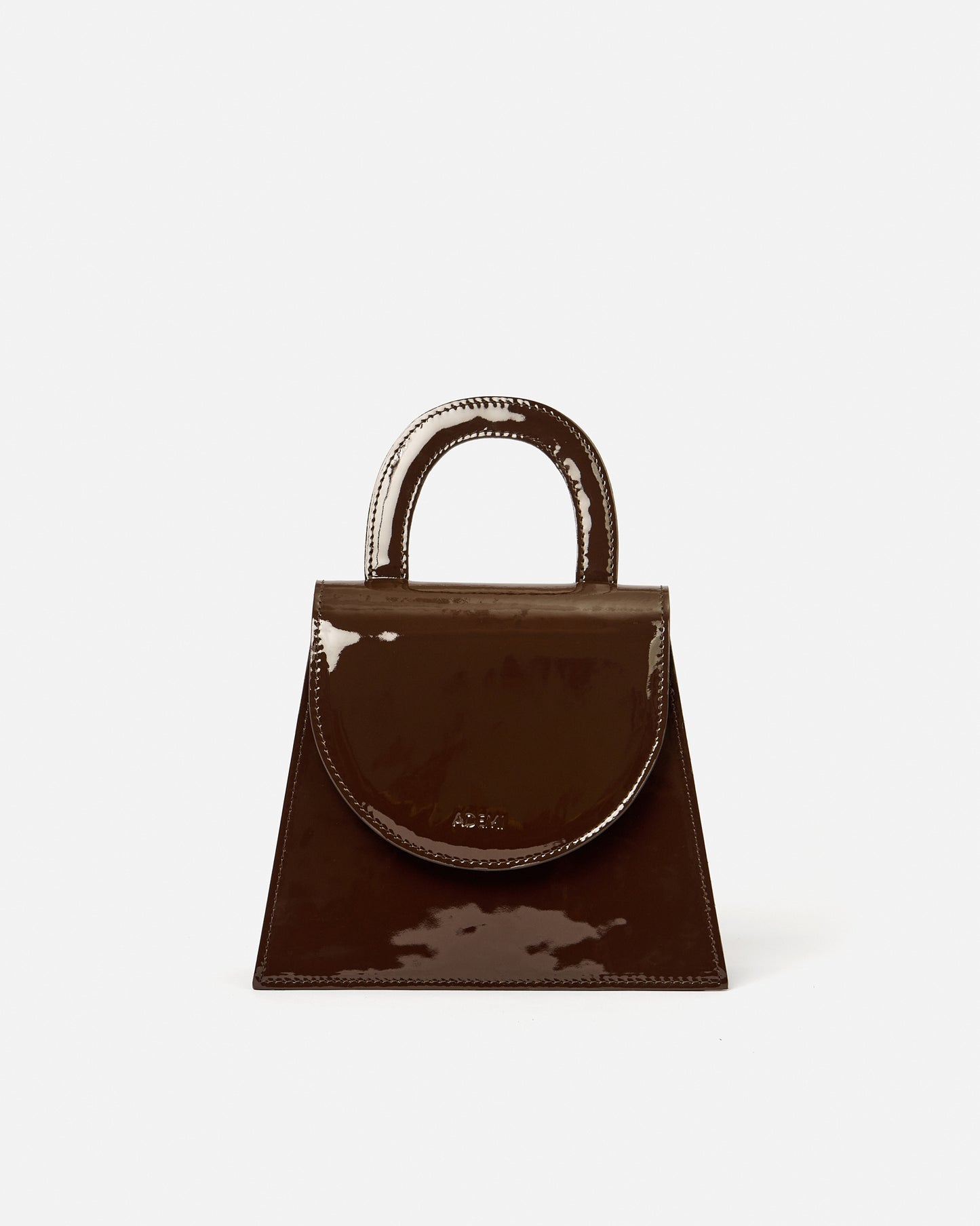 Leather handle bag