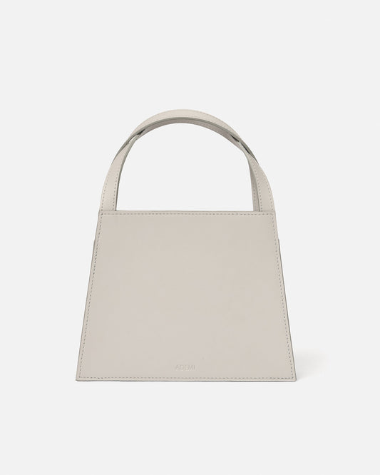 Open trape bag - pearl grey