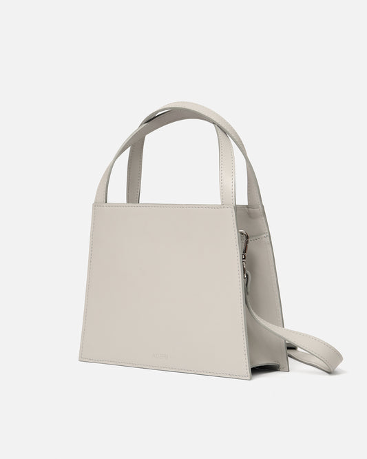 Open trape bag - pearl grey