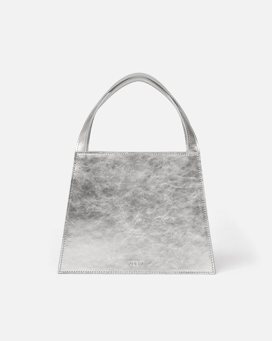 Open trape bag - silver