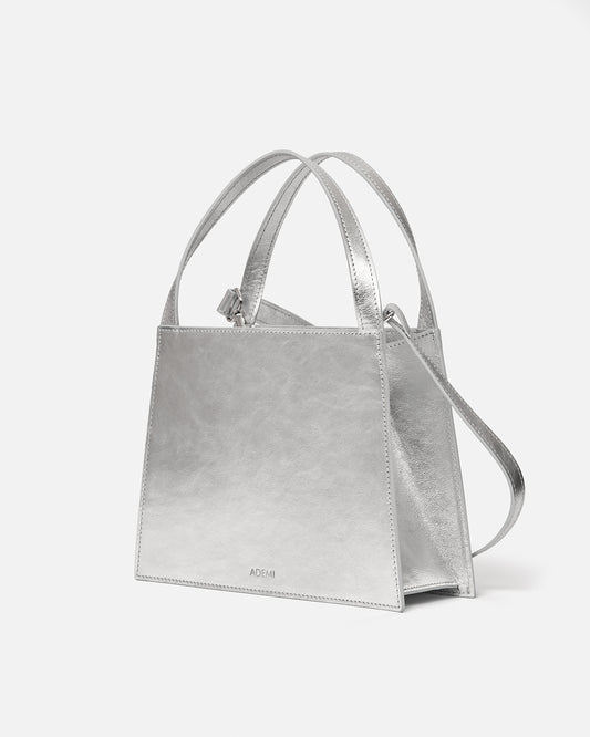 Open trape bag - silver