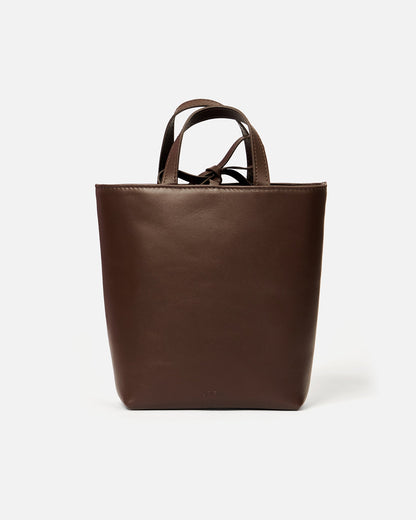 Mini Tennis tote - coffee