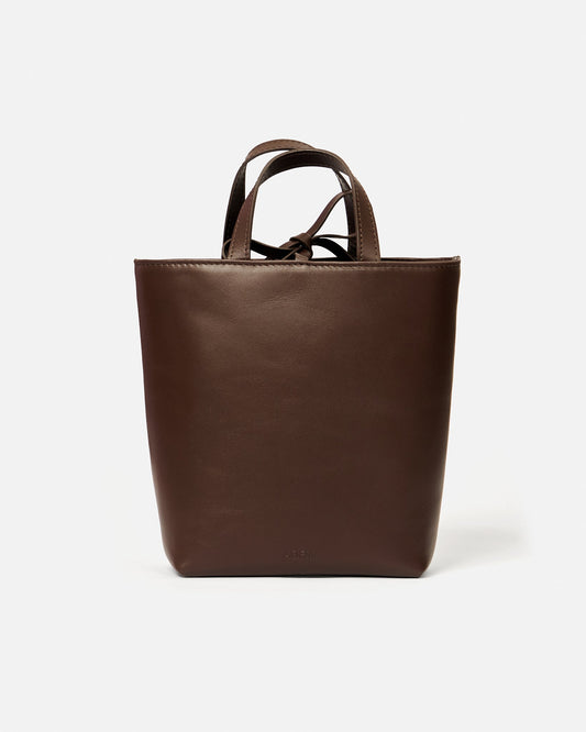 Mini Tennis tote - coffee