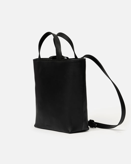 Mini Tennis tote - black