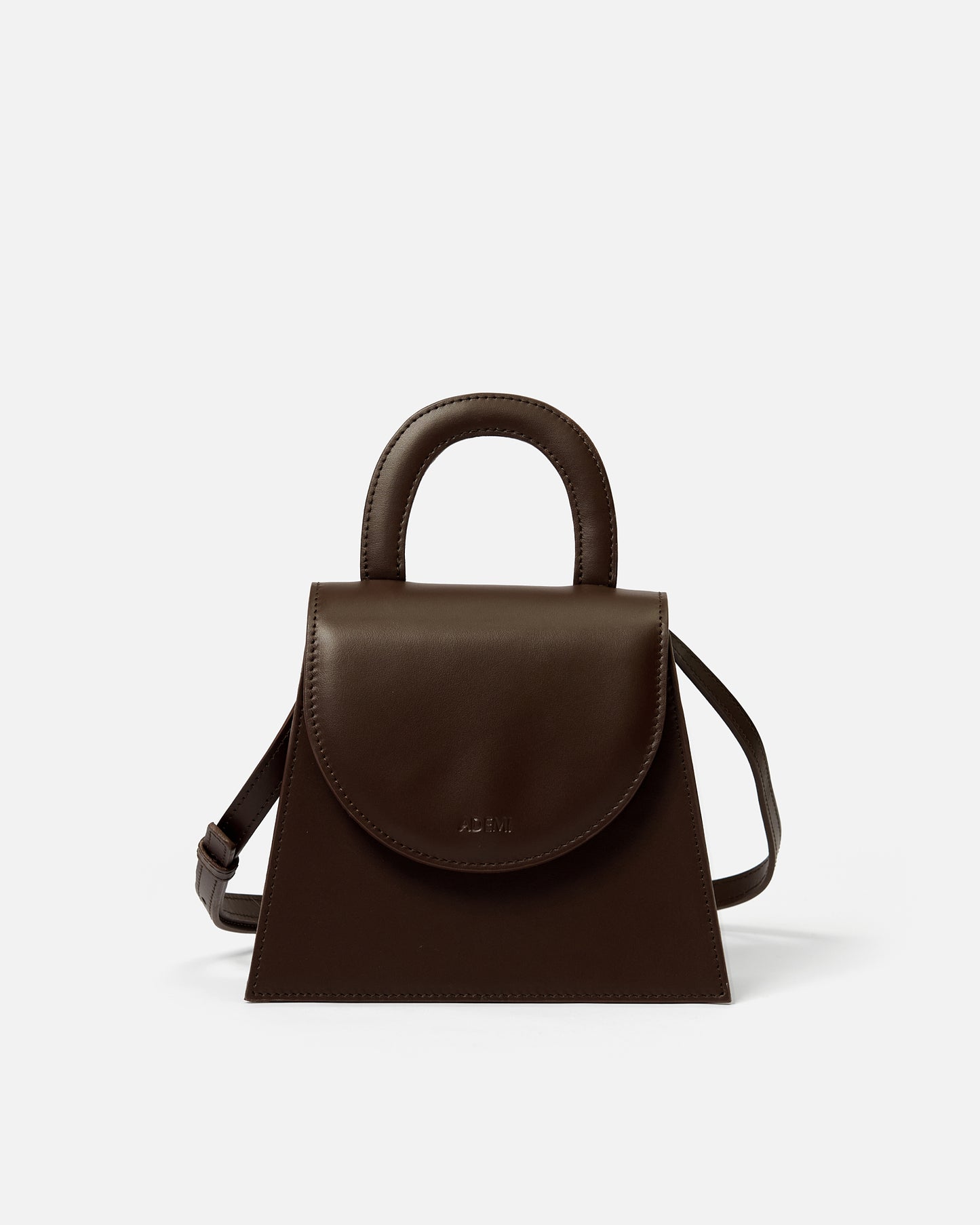 Leather handle bag