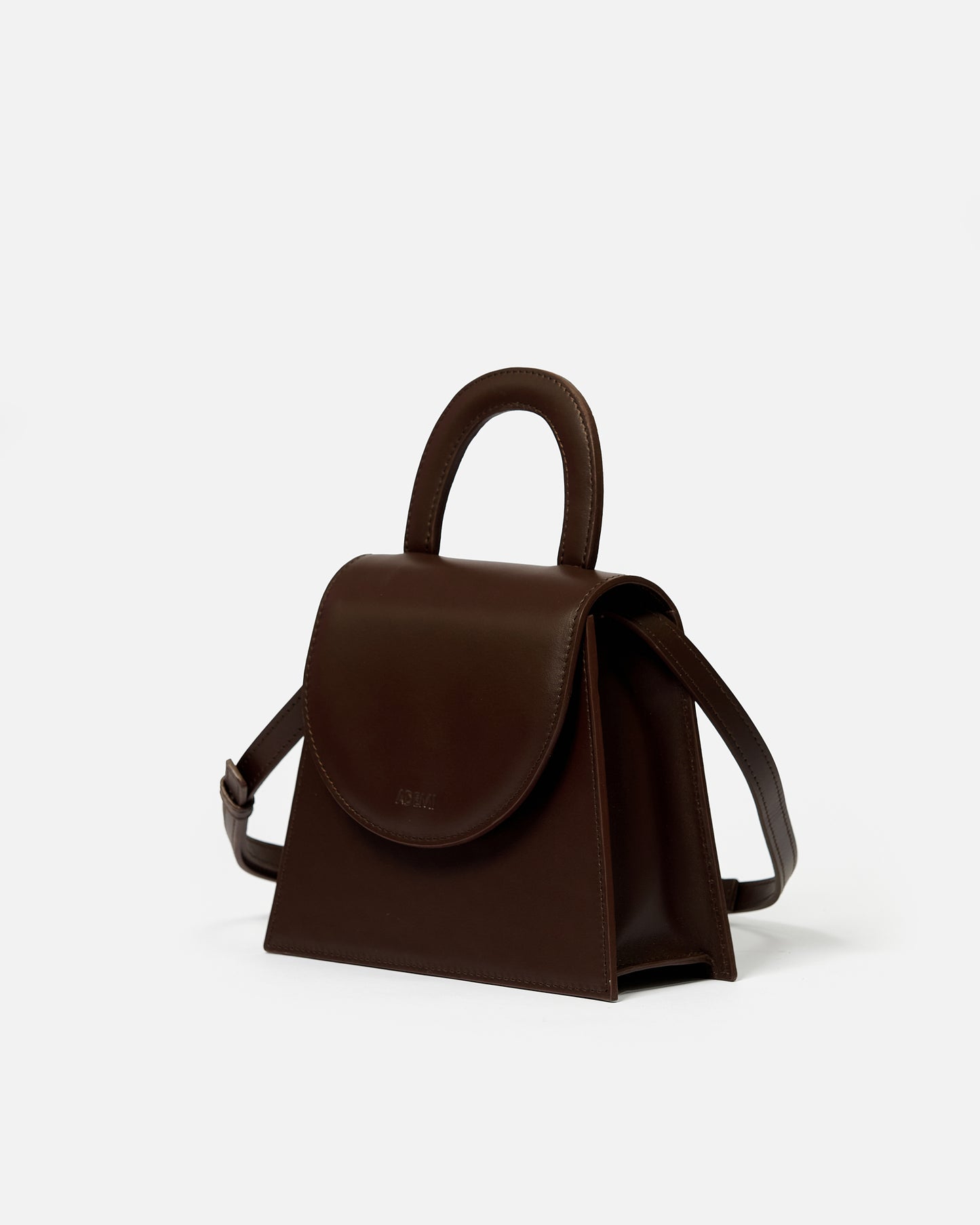 Leather handle bag