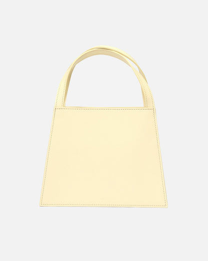 Open trape bag - butter yellow