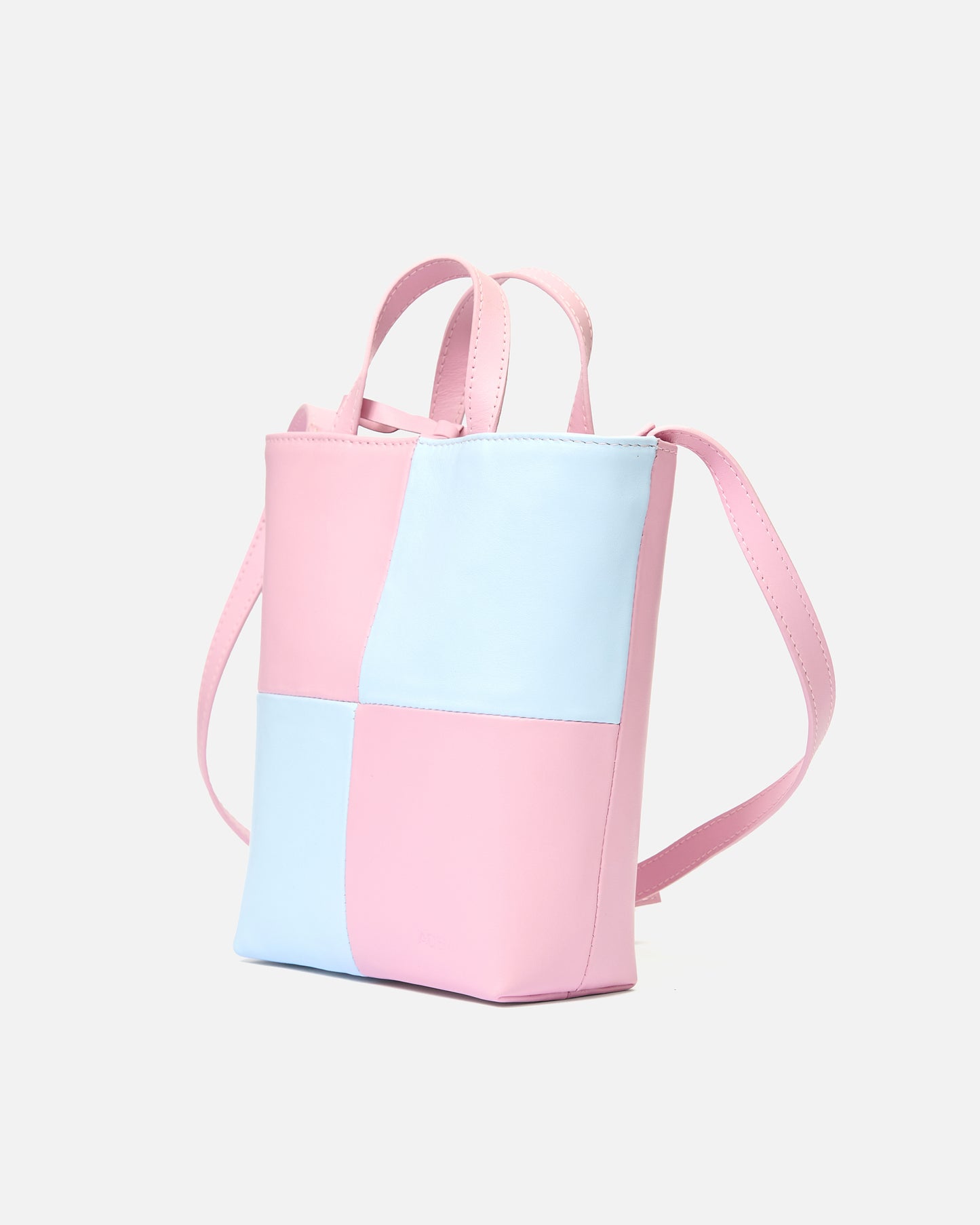 Mini Tennis tote - checked