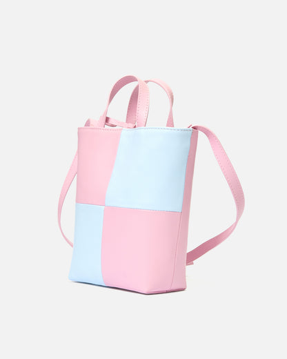 Mini Tennis tote - checked