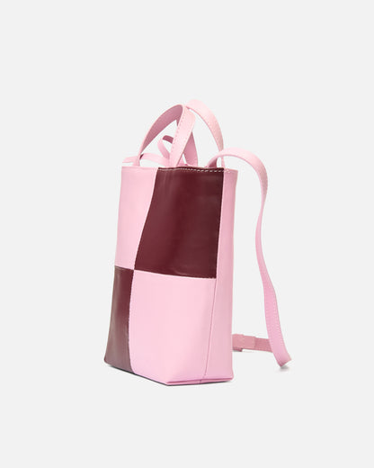 Mini Tennis tote - checked