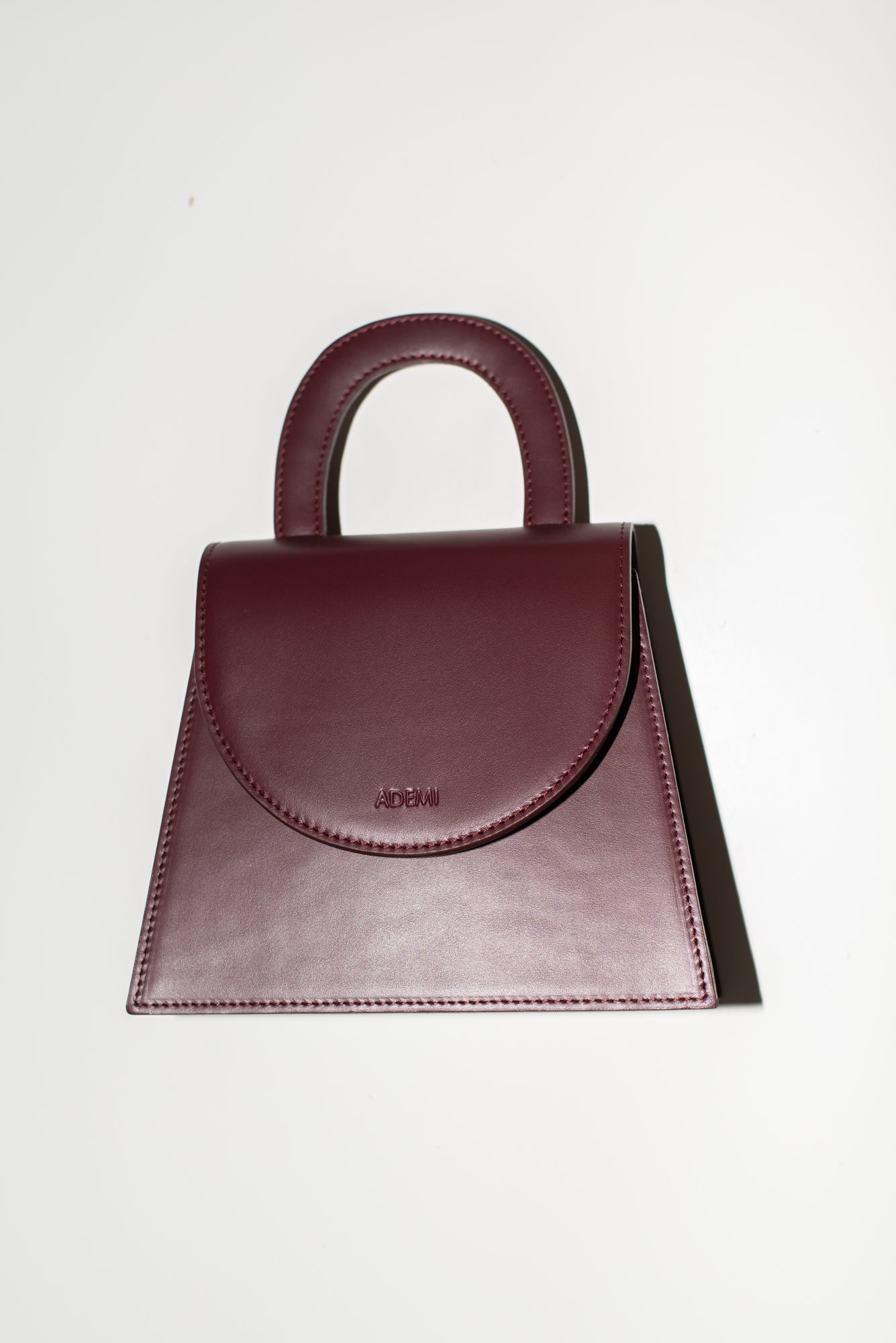 Leather handle bag
