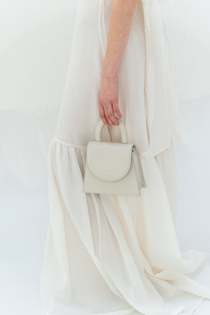 Leather handle bag