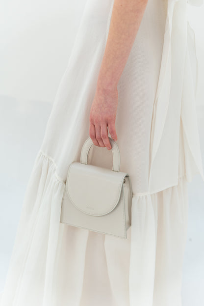 Leather handle bag