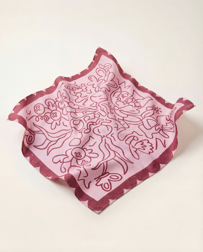 Hedvábný šátek Grounded