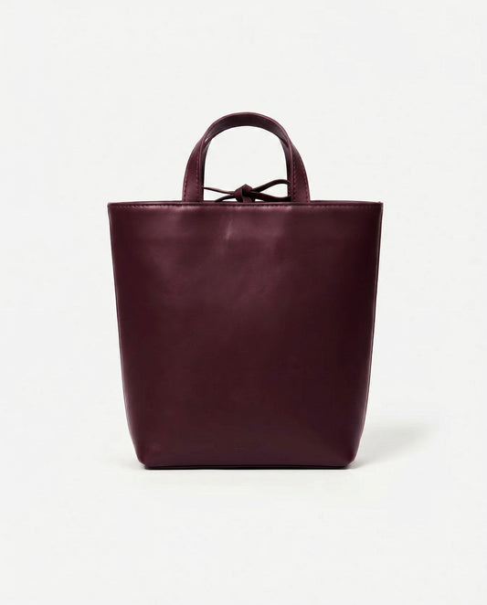 Mini Tennis tote - wine