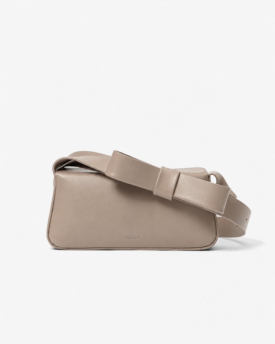 Bow shoulder bag - red wine